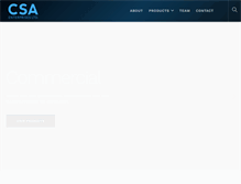 Tablet Screenshot of csaenterprises.ca
